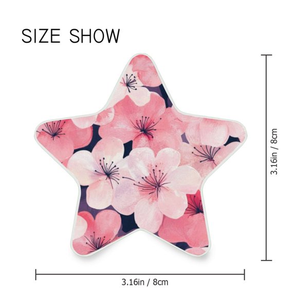 Star Shaped Energy Saving Night Light Living Room Night Light, Bedroom Night Light, Corridor Night Light, Study Night Light Plum Blossom Seamless