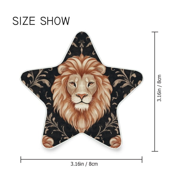 Star Shaped Energy Saving Night Light Living Room Night Light, Bedroom Night Light, Corridor Night Light, Study Night Light Pretty Cartoon Lion Face
