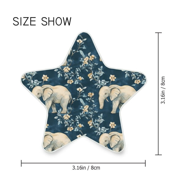 Star Shaped Energy Saving Night Light Living Room Night Light, Bedroom Night Light, Corridor Night Light, Study Night Light Pretty Elephant