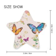 Star Shaped Energy Saving Night Light Living Room Night Light, Bedroom Night Light, Corridor Night Light, Study Night Light Pretty Pale Pink Butterfly