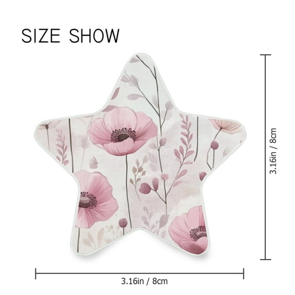 Star Shaped Energy Saving Night Light Living Room Night Light, Bedroom Night Light, Corridor Night Light, Study Night Light Pretty Pink Lovely Flowers