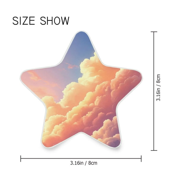 Star Shaped Energy Saving Night Light Living Room Night Light, Bedroom Night Light, Corridor Night Light, Study Night Light Pretty Pink Sky