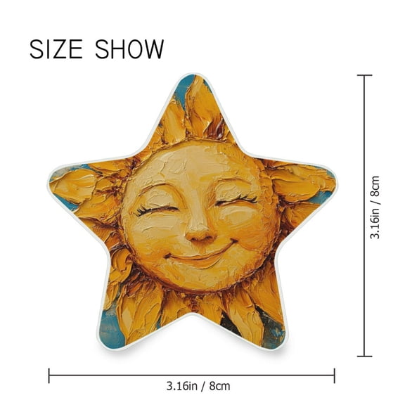 Star Shaped Energy Saving Night Light Living Room Night Light, Bedroom Night Light, Corridor Night Light, Study Night Light Pretty Smile Sun