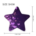 thumbnail image 1 of Star Shaped Energy Saving Night Light Living Room Night Light, Bedroom Night Light, Corridor Night Light, Study Night Light Purple Cute Heart Pattern, 1 of 6