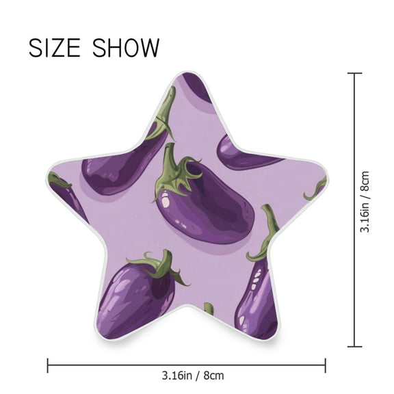 Star Shaped Energy Saving Night Light Living Room Night Light, Bedroom Night Light, Corridor Night Light, Study Night Light Purple Eggplant