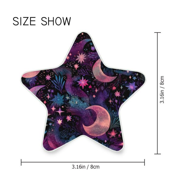 Star Shaped Energy Saving Night Light Living Room Night Light, Bedroom Night Light, Corridor Night Light, Study Night Light Purple Moon