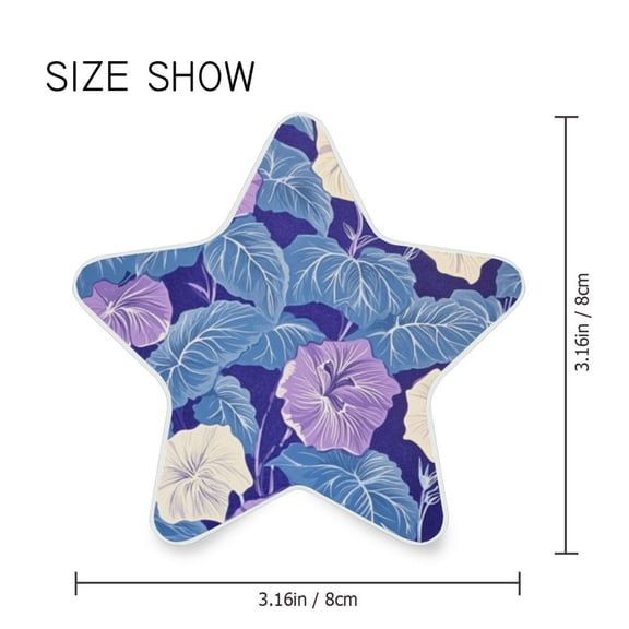 Star Shaped Energy Saving Night Light Living Room Night Light, Bedroom Night Light, Corridor Night Light, Study Night Light Purple Morning Glory