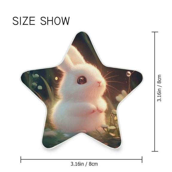 Star Shaped Energy Saving Night Light Living Room Night Light, Bedroom Night Light, Corridor Night Light, Study Night Light Rabbit Bubble