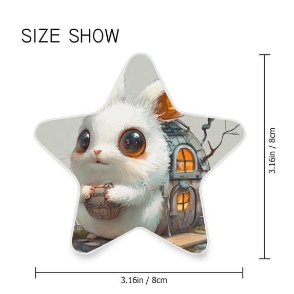 Star Shaped Energy Saving Night Light Living Room Night Light, Bedroom Night Light, Corridor Night Light, Study Night Light Rabbit House