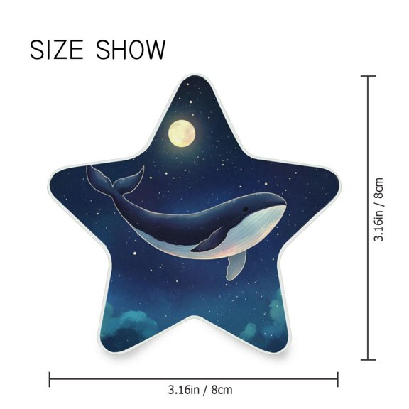 Star Shaped Energy Saving Night Light Living Room Night Light, Bedroom Night Light, Corridor Night Light, Study Night Light Sky Whale