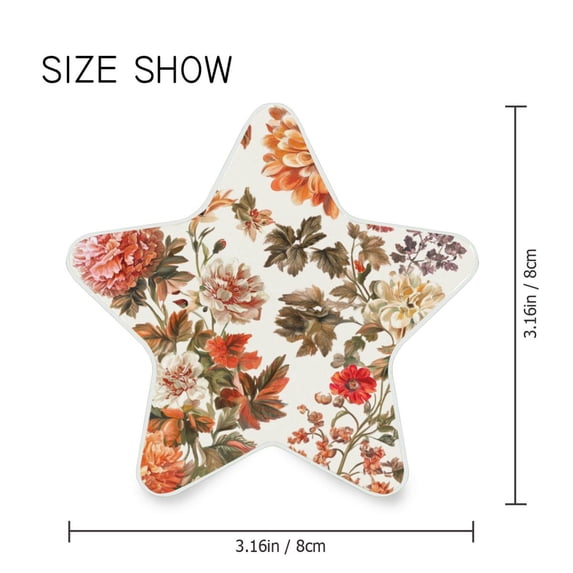 Star Shaped Energy Saving Night Light Living Room Night Light, Bedroom Night Light, Corridor Night Light, Study Night Light Super Beautiful Colorful Flowers