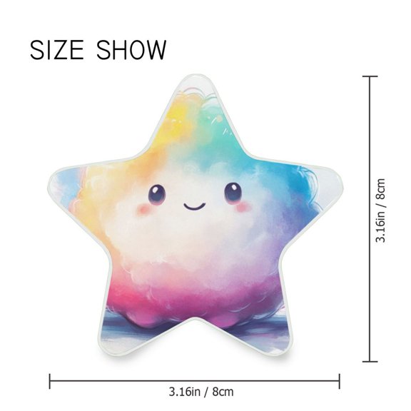 Star Shaped Energy Saving Night Light Living Room Night Light, Bedroom Night Light, Corridor Night Light, Study Night Light Super Lovely Colored Cats