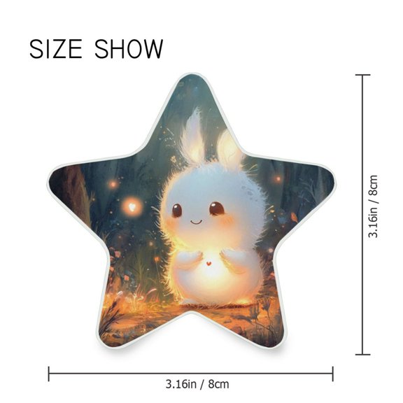 Star Shaped Energy Saving Night Light Living Room Night Light, Bedroom Night Light, Corridor Night Light, Study Night Light The Night Rabbit