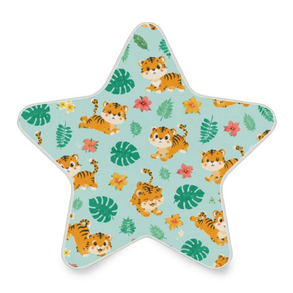 Star Shaped Energy Saving Night Light Living Room Night Light, Bedroom Night Light, Corridor Night Light, Study Night Light Tiger Cub Light Mint