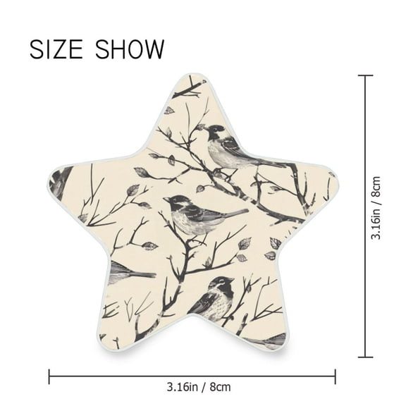 Star Shaped Energy Saving Night Light Living Room Night Light, Bedroom Night Light, Corridor Night Light, Study Night Light Twig Bird