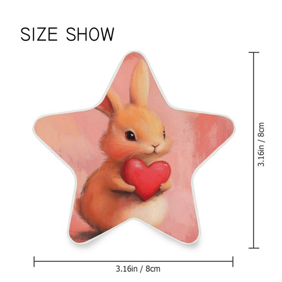 Star Shaped Energy Saving Night Light Living Room Night Light, Bedroom Night Light, Corridor Night Light, Study Night Light Valentine's Day Care Bunny