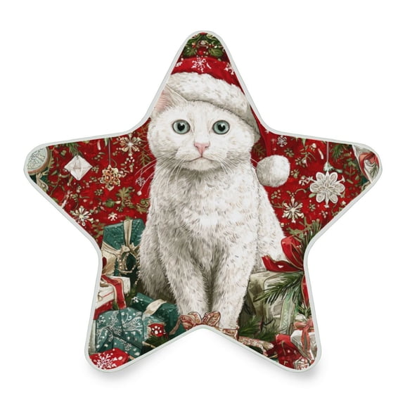 Star Shaped Energy Saving Night Light Living Room Night Light, Bedroom Night Light, Corridor Night Light, Study Night Light Warm Christmas Cute Cat