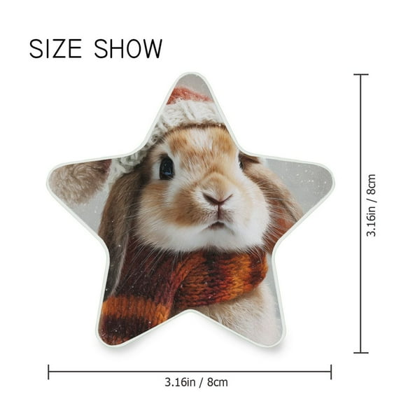 Star Shaped Energy Saving Night Light Living Room Night Light, Bedroom Night Light, Corridor Night Light, Study Night Light Warm Christmas Rabbit