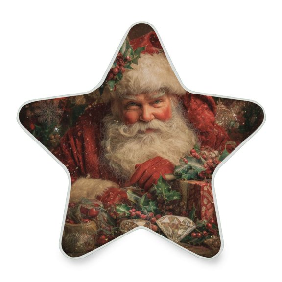 Star Shaped Energy Saving Night Light Living Room Night Light, Bedroom Night Light, Corridor Night Light, Study Night Light Warm Lovely Santa Claus