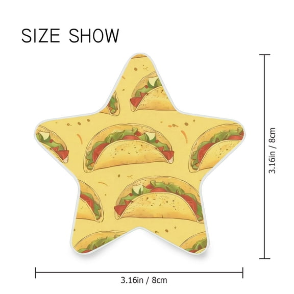 Star Shaped Energy Saving Night Light Living Room Night Light, Bedroom Night Light, Corridor Night Light, Study Night Light Yellow Taco