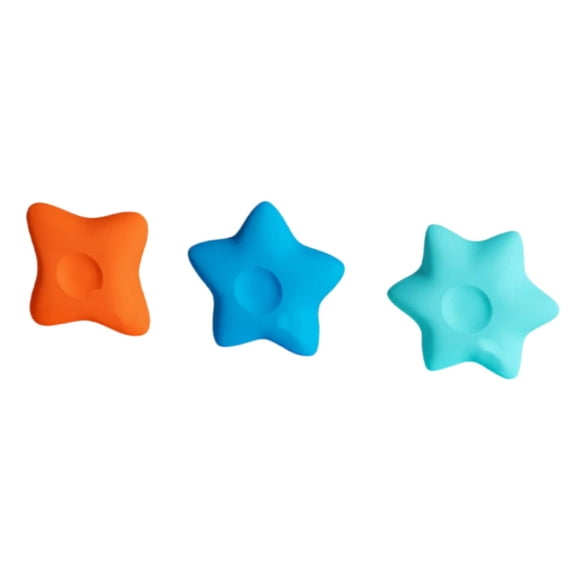 Star Shaped Erasers 3Pcs Large Block Pencil Erasers Soft Rubber No Smudge For Adult Office Home Drawing