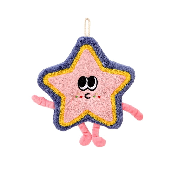 Star-Shaped Hanging Kitchen Towel - Multi-Functional Absorbent Hand Towel for Bathroom, Kitchen, and Living Room