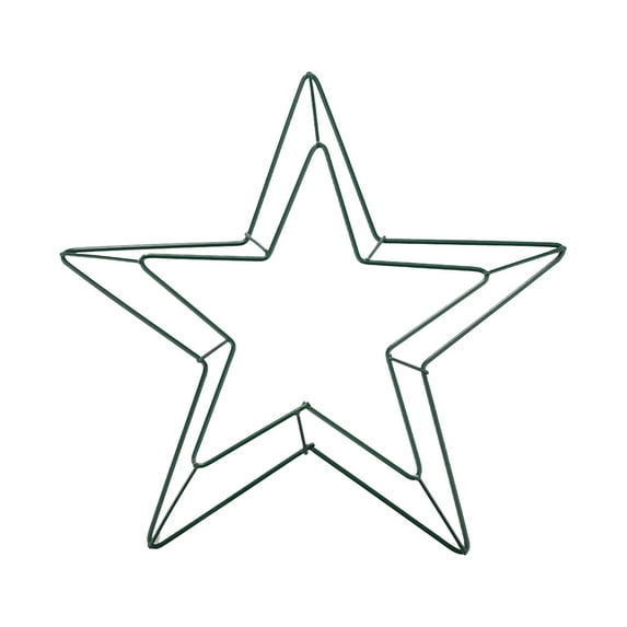 Star Shaped Metal Wreath Frame Floral Form Craft Hoop For Christmas Wedding Wall Hanging DIY Decorations And Floral Arrangements