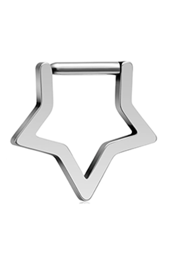 Star Shaped Nose Rings Accessory Youthful Five Point Star Nose Ornament Piercing Body Studs For Stylish Occasions