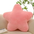 thumbnail image 1 of Star Shaped Pillow | Super Soft Fleece & Cotton | Decorative Plush Cushion | Girly Heart Cream Color | Multifunctional for Bedroom Sofa | Easy Care | 30cm-60cm | 1 Pack, 1 of 2