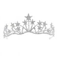Star Shaped Rhinestone Bridal Crowns Tiaras Headpiece For Wedding