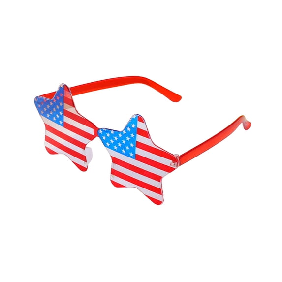 Star Shaped Sunglasses, USA Flag Party Glasses, 4th of July Patriotic Eyewear, Festival Photo Booth Prop, Themed Celebration Party Favor Gift, Independence Day