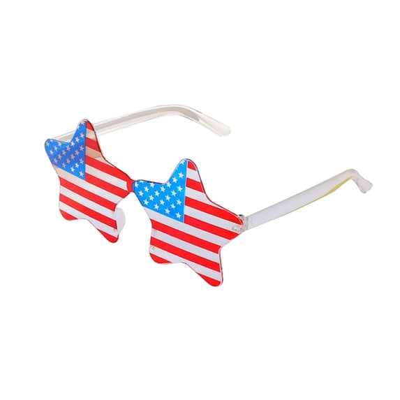 Star Shaped Sunglasses, USA Flag Party Glasses, 4th of July Patriotic Eyewear, Festival Photo Booth Prop, Themed Celebration Party Favor Gift, Independence Day