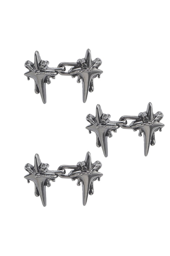 Star Shaped Waist Tightening Pin Fitness Jeans Shirt Waist Adjuster Clip 3PCS