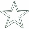 thumbnail image 1 of Star Shaped Wire Wreath Frame, Heavy Duty Christmas Star Floral Hoop, Metal Star-Shaped Floral Form for Crafts Wedding Wreath Decor Making Wall Hanging Craft DIY Accessories, 1 Pcs, 11.8 Inches, 1 of 9