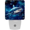thumbnail image 1 of Star Shark LED Square Night Lights - Stylish and Functional Nightlight for Better Sleep - Energy Saving Plug-in Wall Light with Auto Sensor, 1 of 6
