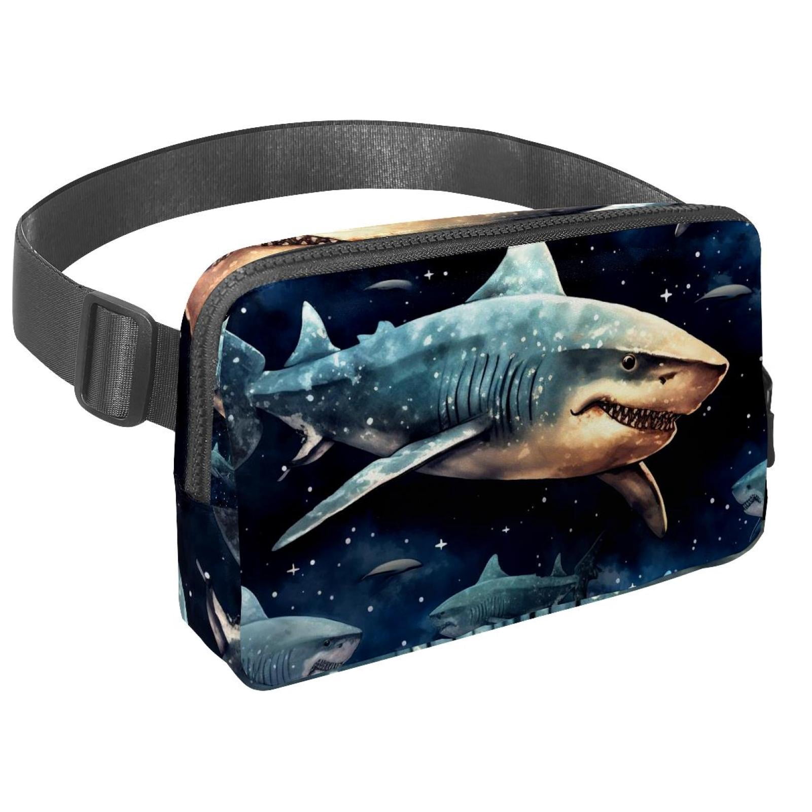 Star Shark Unisex Lightweight Adjustable Crossbody Bag with Extension Strap - Waist Pack, Waist Pack, Fanny Pack