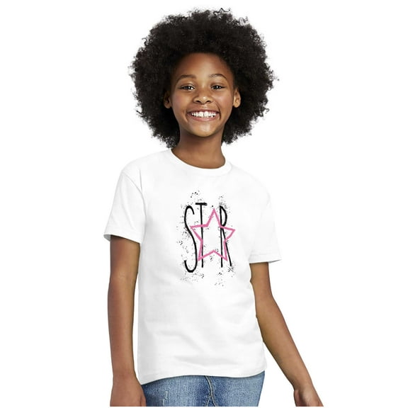 Star Shine Pretty Beautiful Cute Girls Kids T Shirt Tees Teen Brisco Brands L