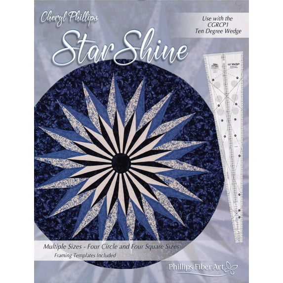 Star Shine Quilt Pattern by Phillips Fiber Art