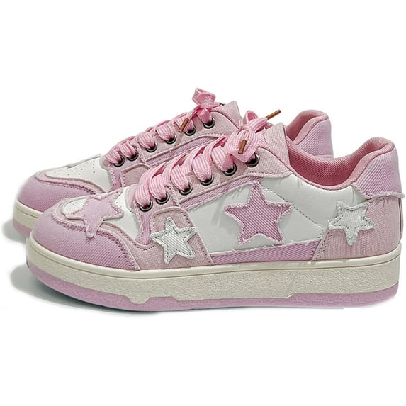 Star Shoes Walking Sneakers, 2025 New Y2K Aesthetic Cute Big Toe, Aesthetic Cute Chunky Comfort Insole,Comfortable Platform Sneaker
