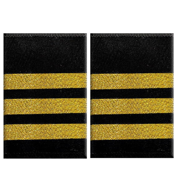 Star Shoulder Epaulettes Stripes Security Uniform Accessories Captain Professional Security Guard Epaulets Captain