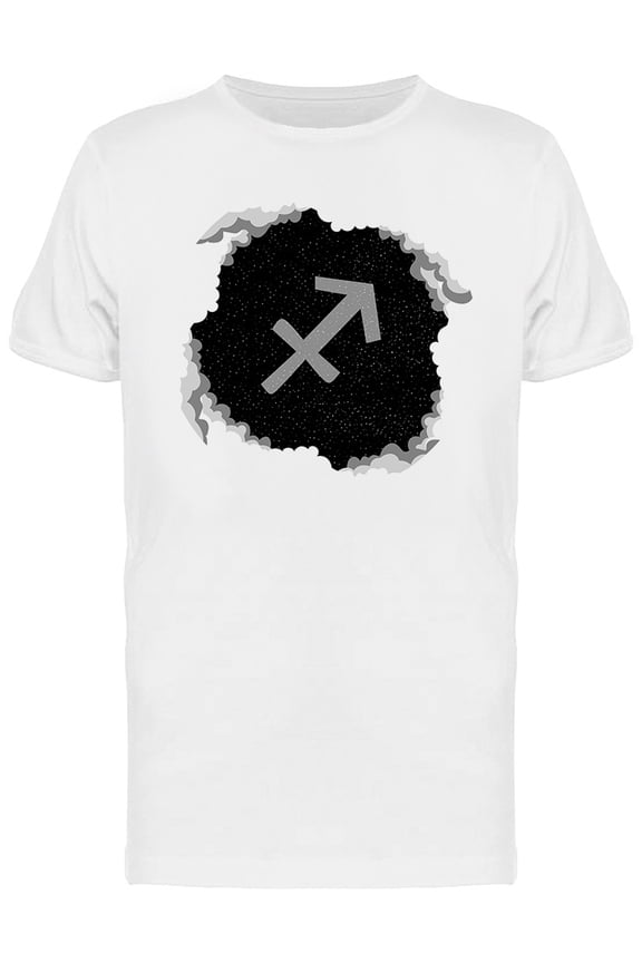 Star Sign Sagittarius T-Shirt Men -Image by Shutterstock, Male Medium