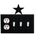 thumbnail image 1 of Star Single Outlet CUSTOM Product Triple Switch Cover, 1 of 2