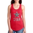 thumbnail image 1 of Star Sketch Noise Drawing Racerback Tank Women -Image by Shutterstock, Female XX-Large, 1 of 4