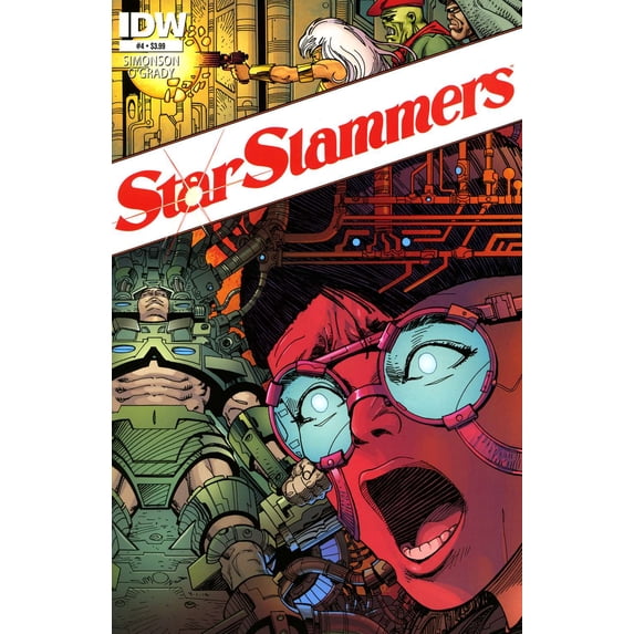 Star Slammers Remastered #4 VF ; IDW Comic Book