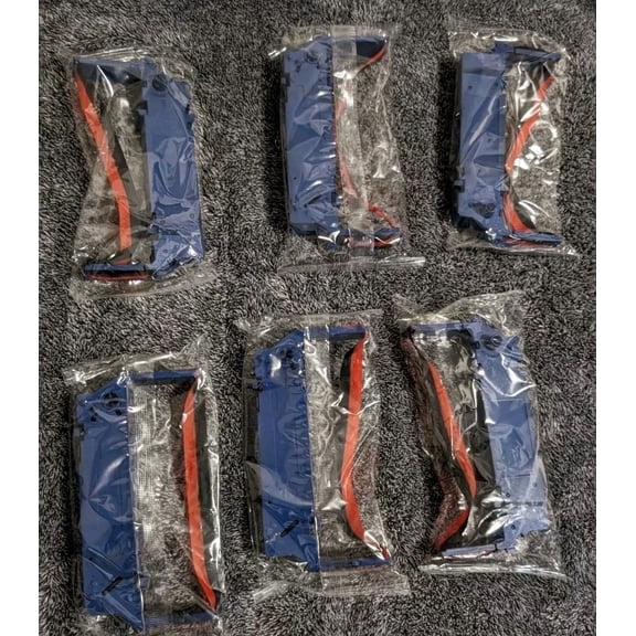 Star Sp700 Black/Red Ribbon Cartridge 6 For One Price.