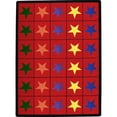 thumbnail image 1 of Joy Carpets Kid Essentials Star Space 10'9" x 13'2" Area Rug in Color Multi, 1 of 3