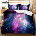 thumbnail image 1 of Star Space Duvet Cover Dusty Gas Cloud Nebula and Star Clusters In The Outer Space Polyester Bedding, 1 of 5
