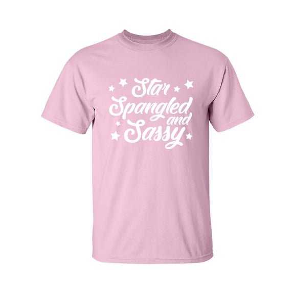 Star Spangled And Sassy Adult Short Sleeve T-shirt
