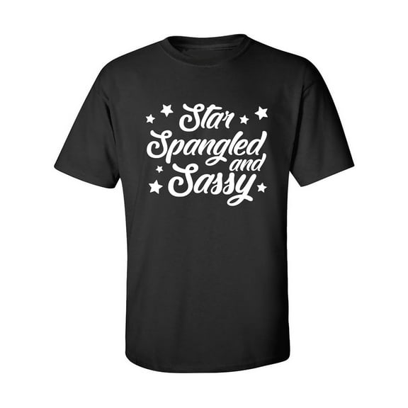 Star Spangled And Sassy Adult Short Sleeve T-shirt