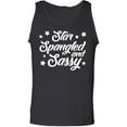 thumbnail image 1 of Star Spangled And Sassy Adult Tank Top, 1 of 3